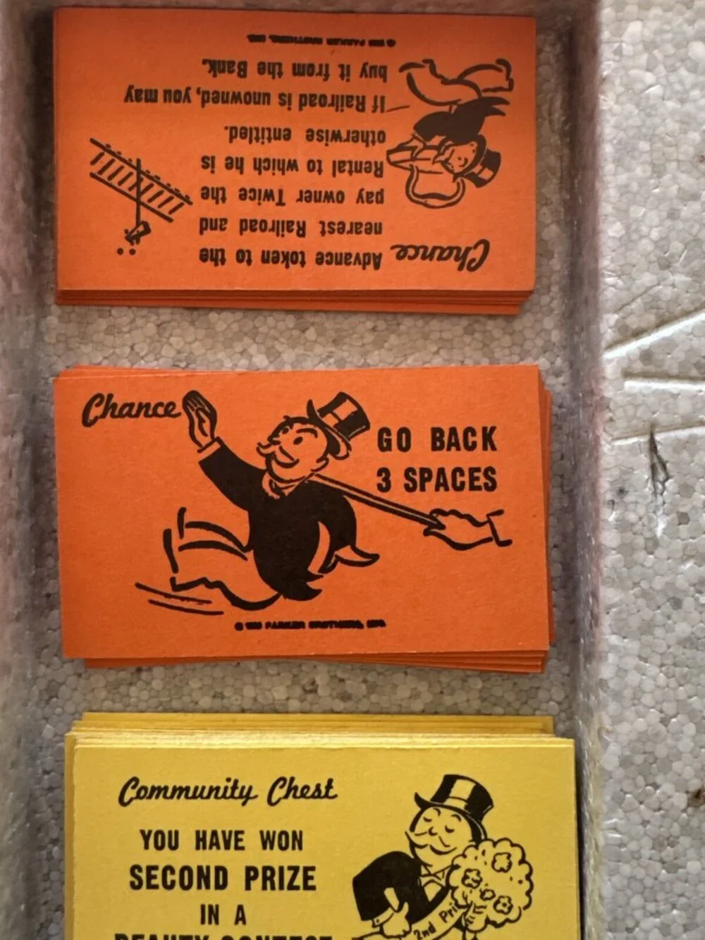 Parker Brothers 1963 Monopoly Deluxe Edition Red Box Vintage